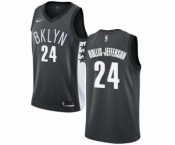 Youth Nike Brooklyn Nets #24 Rondae Hollis-Jefferson Authentic Gray NBA Jersey Statement Edition