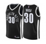 Youth Nike Brooklyn Nets #30 Dzanan Musa Swingman Black NBA Jersey - City Edition