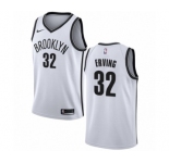 Youth Nike Brooklyn Nets #32 Julius Erving Authentic White NBA Jersey - Association Edition