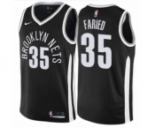 Youth Nike Brooklyn Nets #35 Kenneth Faried Swingman Black NBA Jersey - City Edition