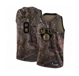 Youth Nike Brooklyn Nets #8 Spencer Dinwiddie Swingman Camo Realtree Collection NBA Jersey