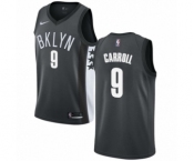 Youth Nike Brooklyn Nets #9 DeMarre Carroll Authentic Gray NBA Jersey Statement Edition