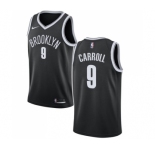 Youth Nike Brooklyn Nets #9 DeMarre Carroll Swingman Black Road NBA Jersey - Icon Edition