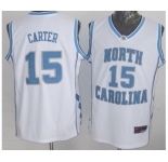 nba north carolina #15 carter white[carter]