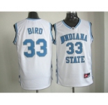 nba north carolina #33 bird white