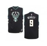 Men's Adidas Milwaukee Bucks #9 Michael Beasley Swingman Black Alternate NBA Jersey