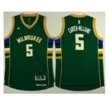 NBA Men Milwaukee Bucks #5 Michael Carter-Williams Green Stitched Jersey