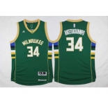 nba milwaukee bucks #34 giannis antetokounmpo green[2016 new][antetokounmpo]